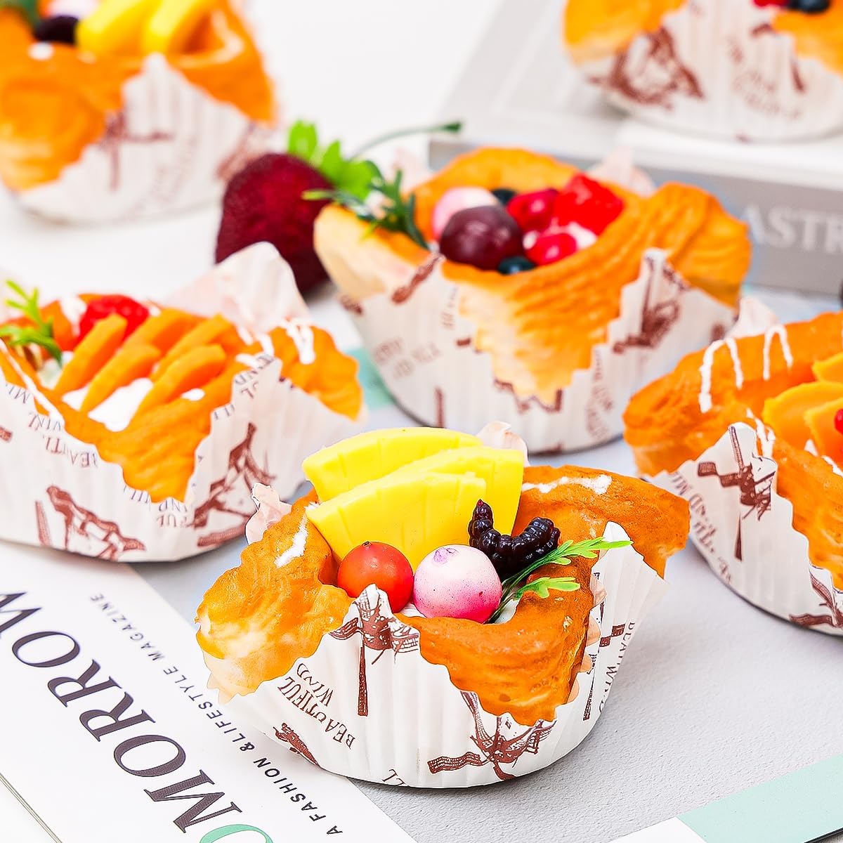 Kepfire Fake Dessert Display Cake Decor Set 20PCS