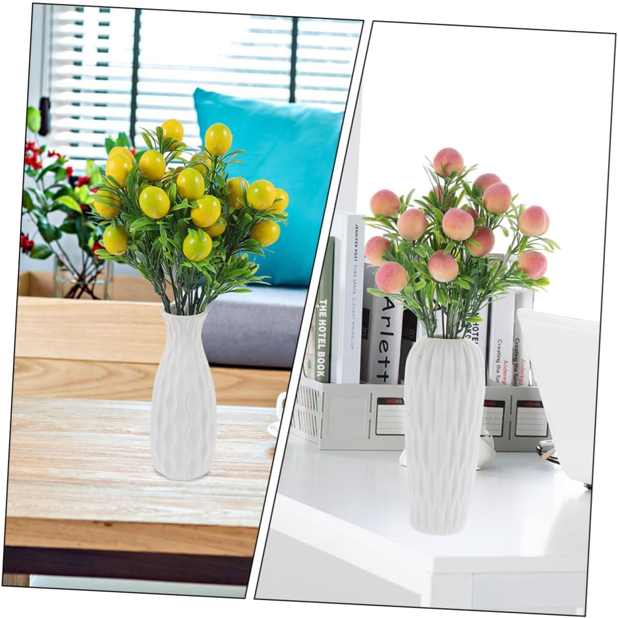 3Pcs Lifelike Artificial Fruit Branches Decor