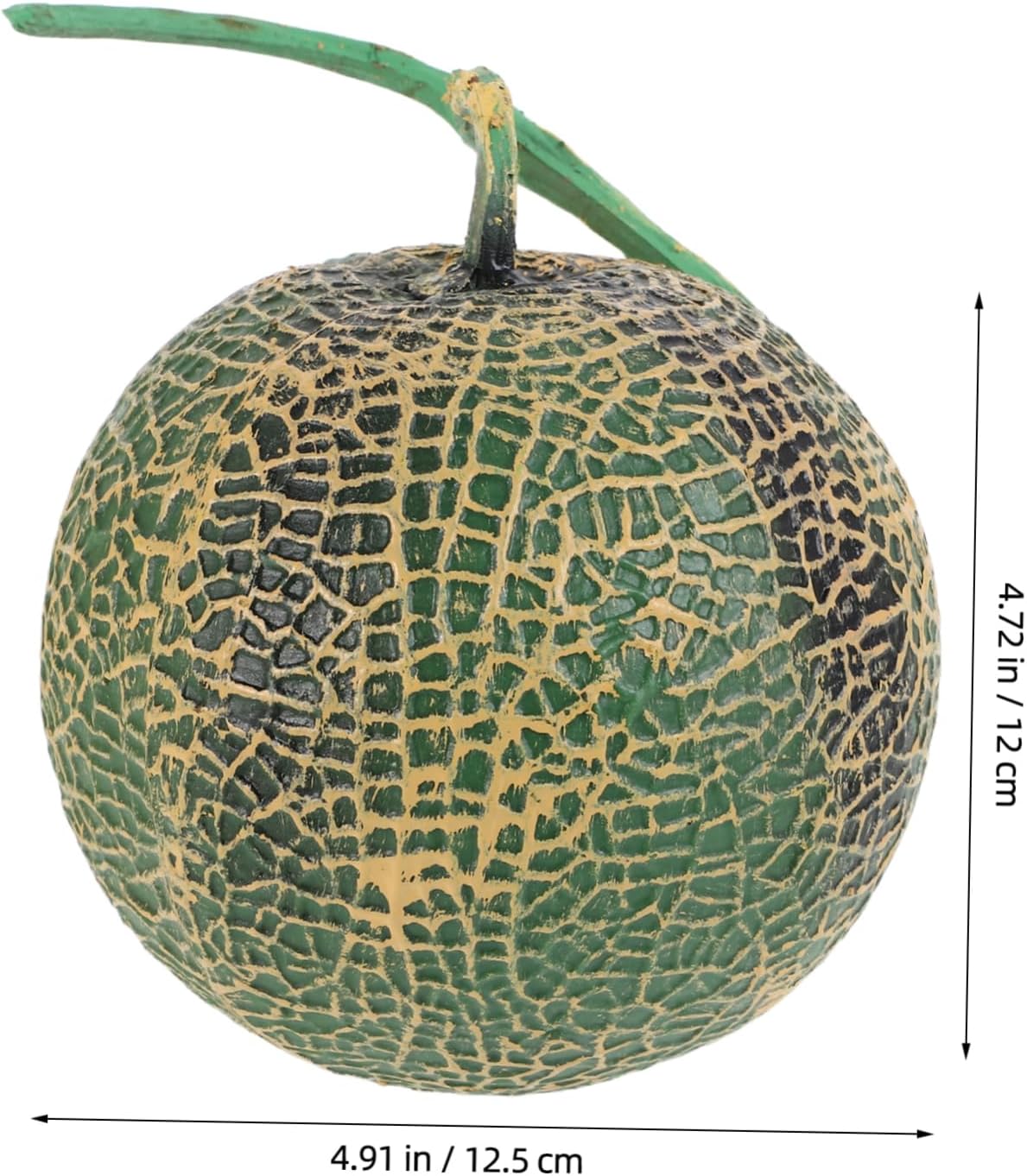 Realistic Artificial Cantaloupe Model for Home Decor