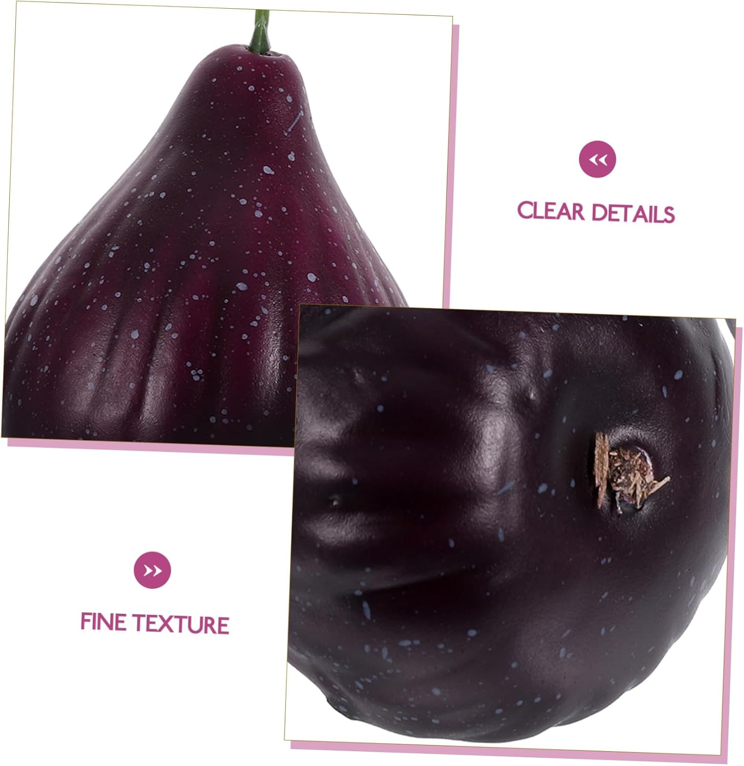 4pcs Faux Fig Models for Home Kitchen Decor