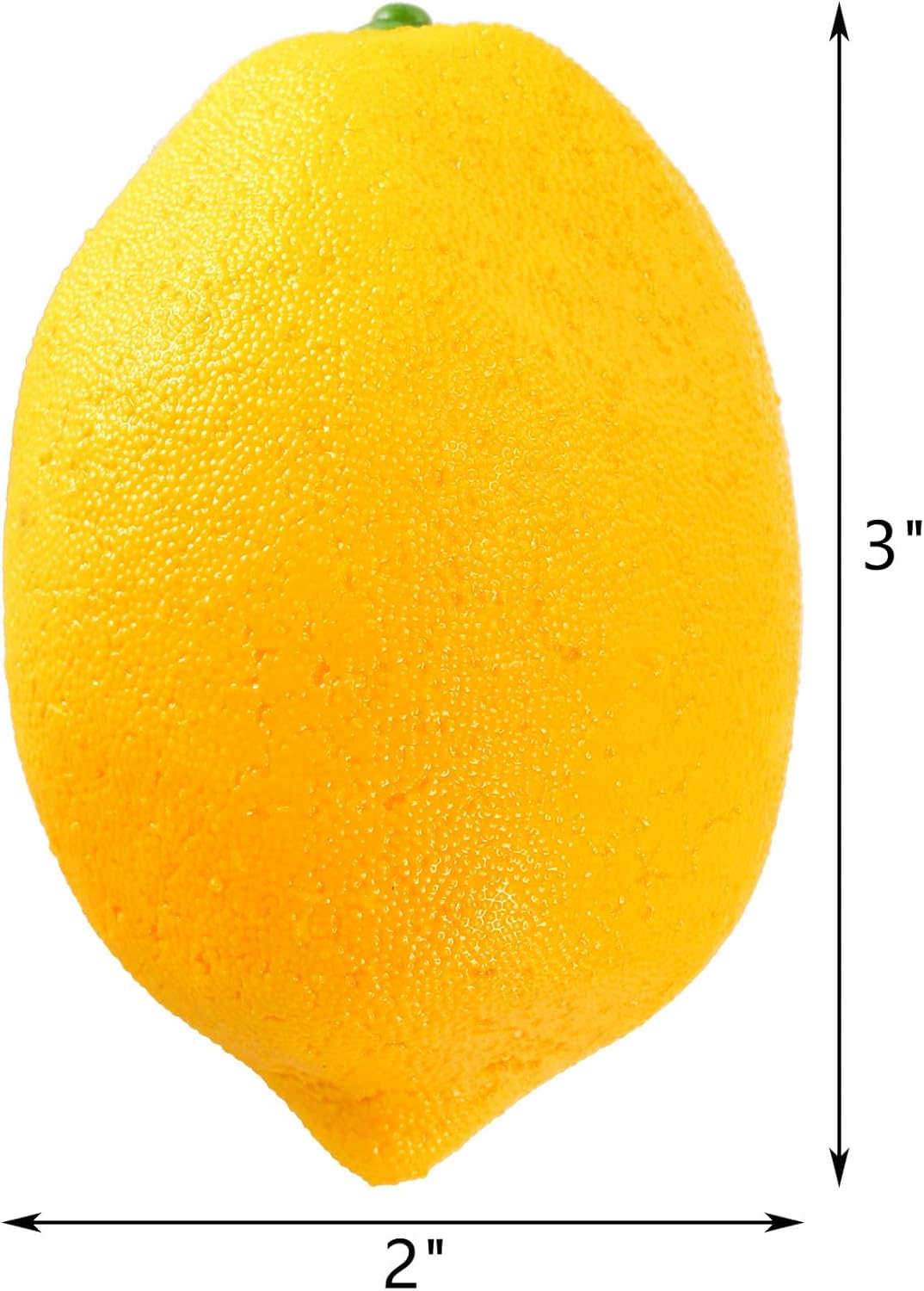 ZEAYEA 40 Pcs Artificial Lemons for Home Decor