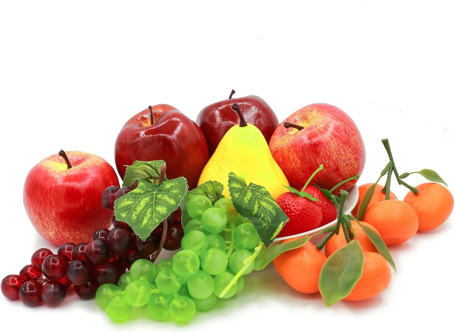 15 Realistic Artificial Fruits Decor Set