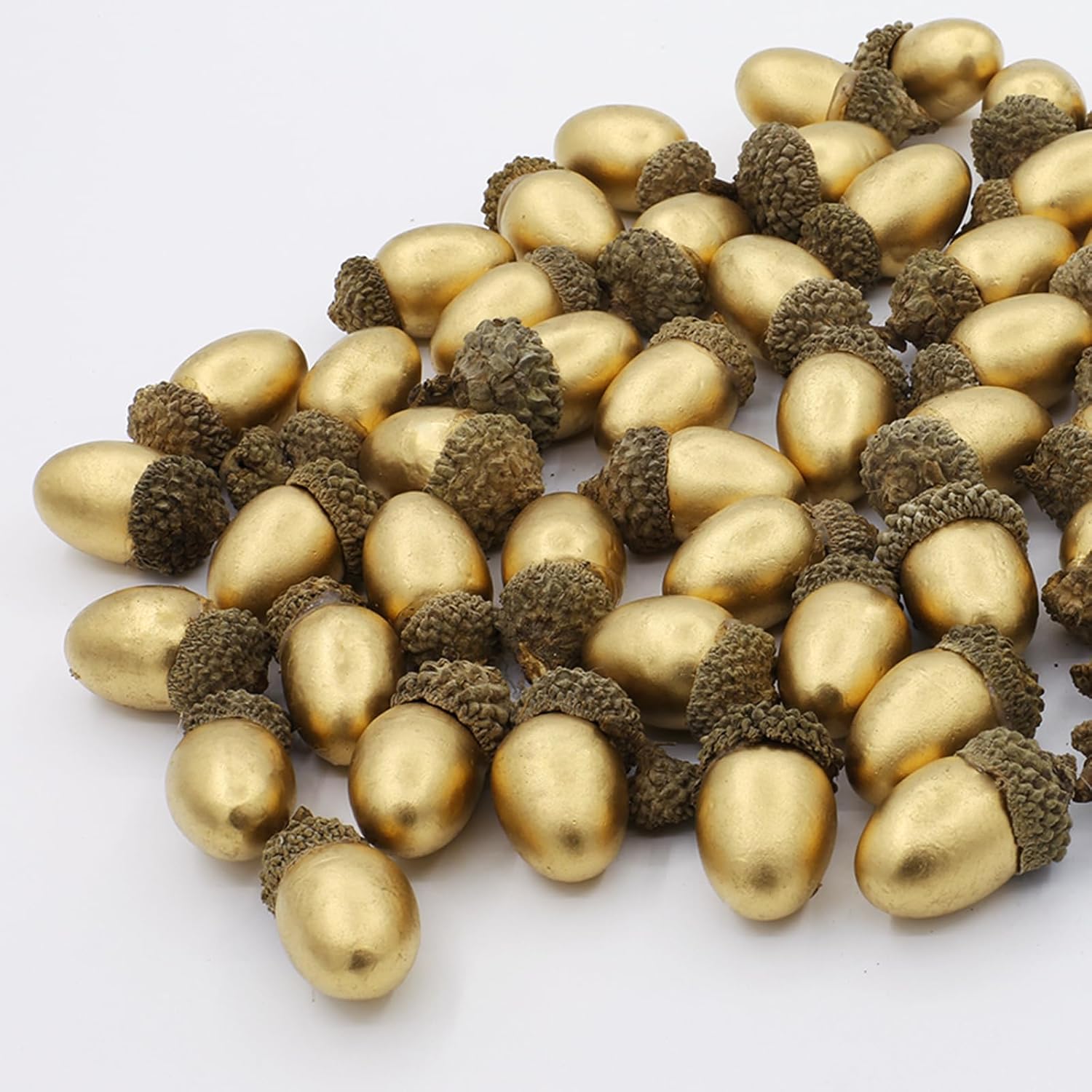 Tuxiaobu Artificial Gold Acorns 30 Pcs Decoration