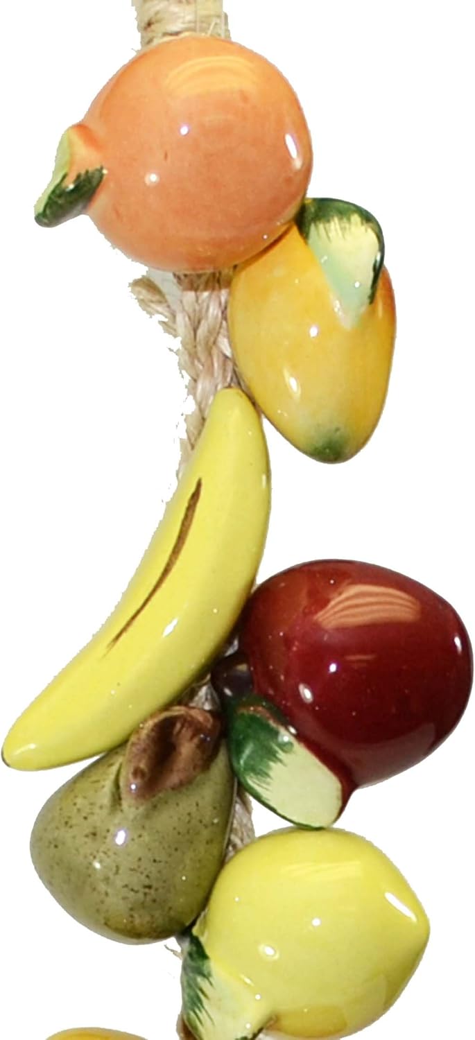 Laredo Small Ceramic Fruit String 165 Inch 11 Fruits