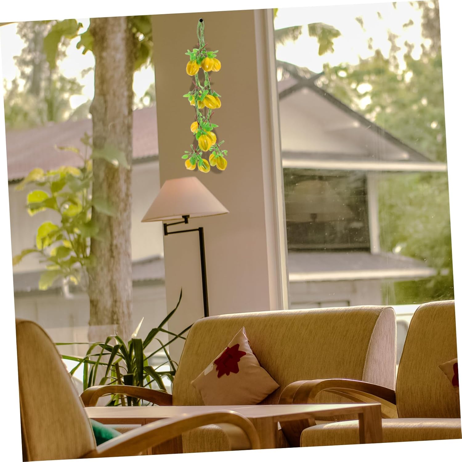 GRIRIW 2Pcs Artificial Star Fruit Garland