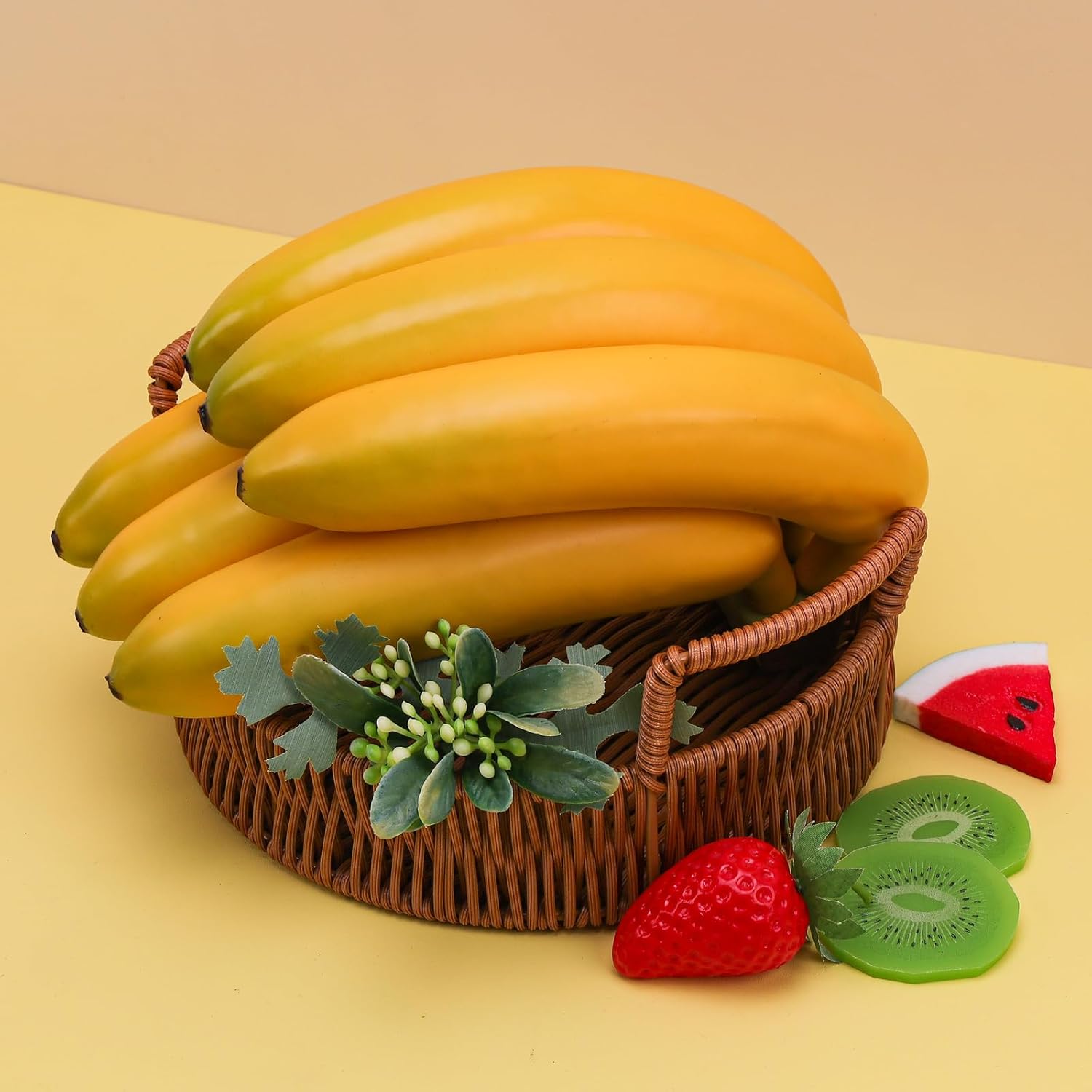 Gresorth Lifelike Artificial Banana Bunch Display