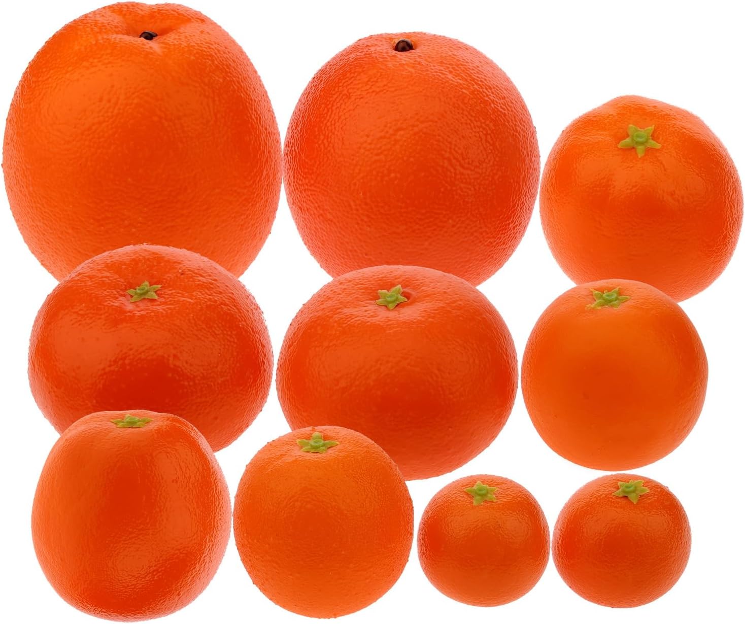 Woration Realistic Artificial Orange Set 10 Pcs