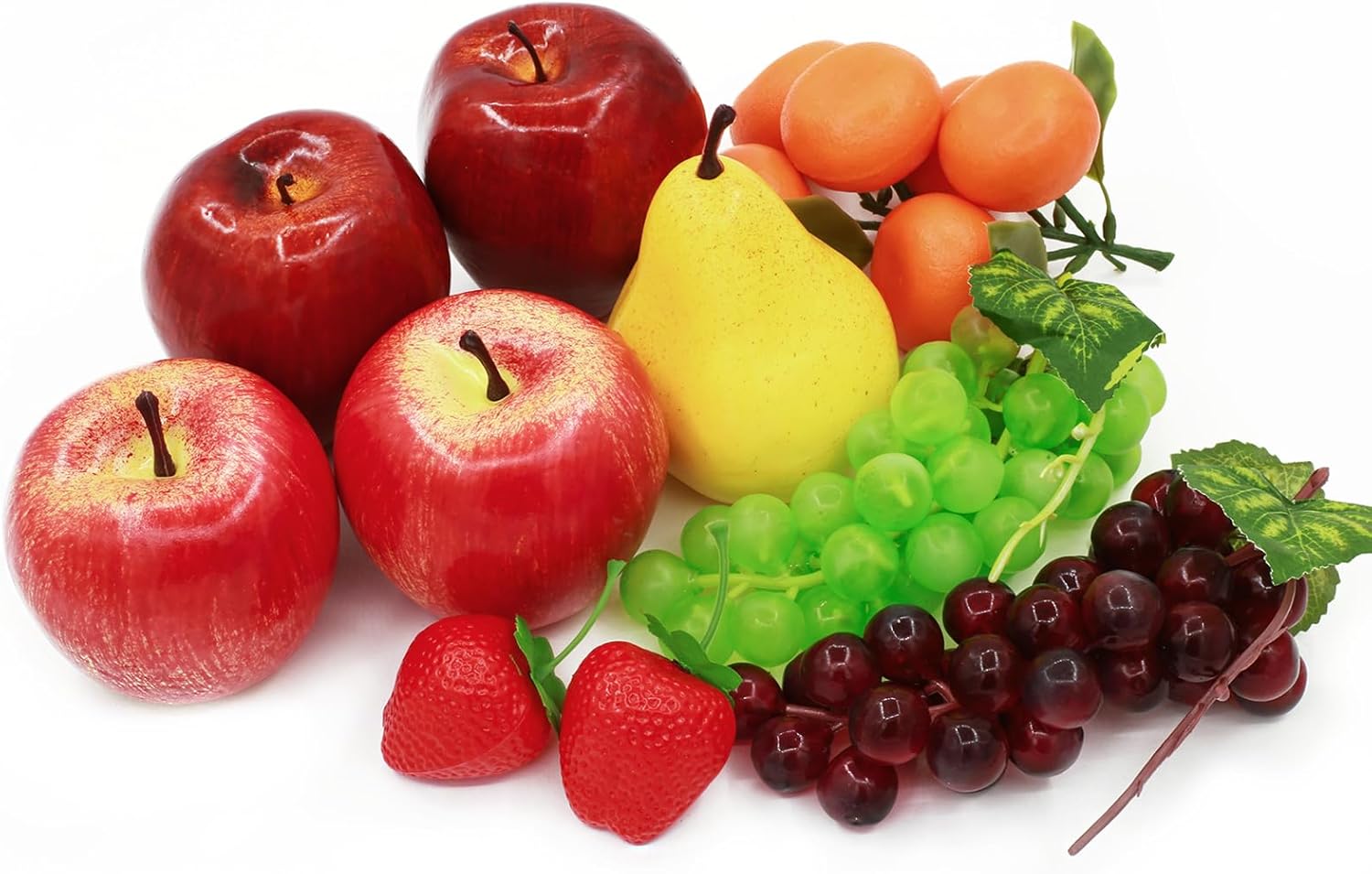 15 Realistic Artificial Fruits Decor Set