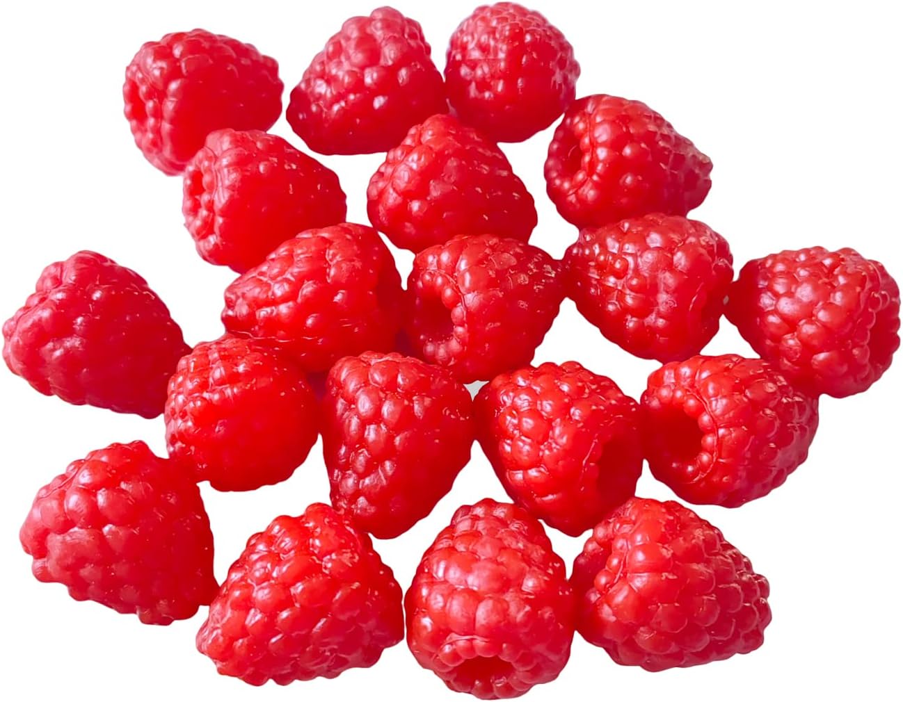 20pcs Artificial Raspberry Realistic Red Decoration Props
