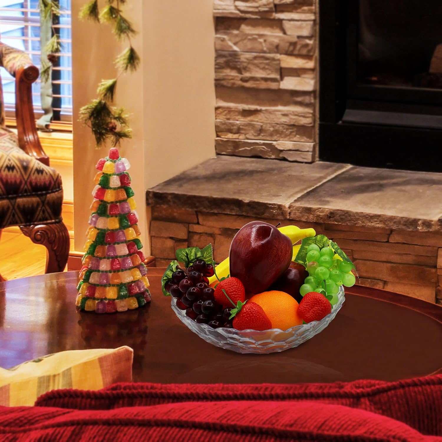 11 Pcs Artificial Fake Fruits Decor Set
