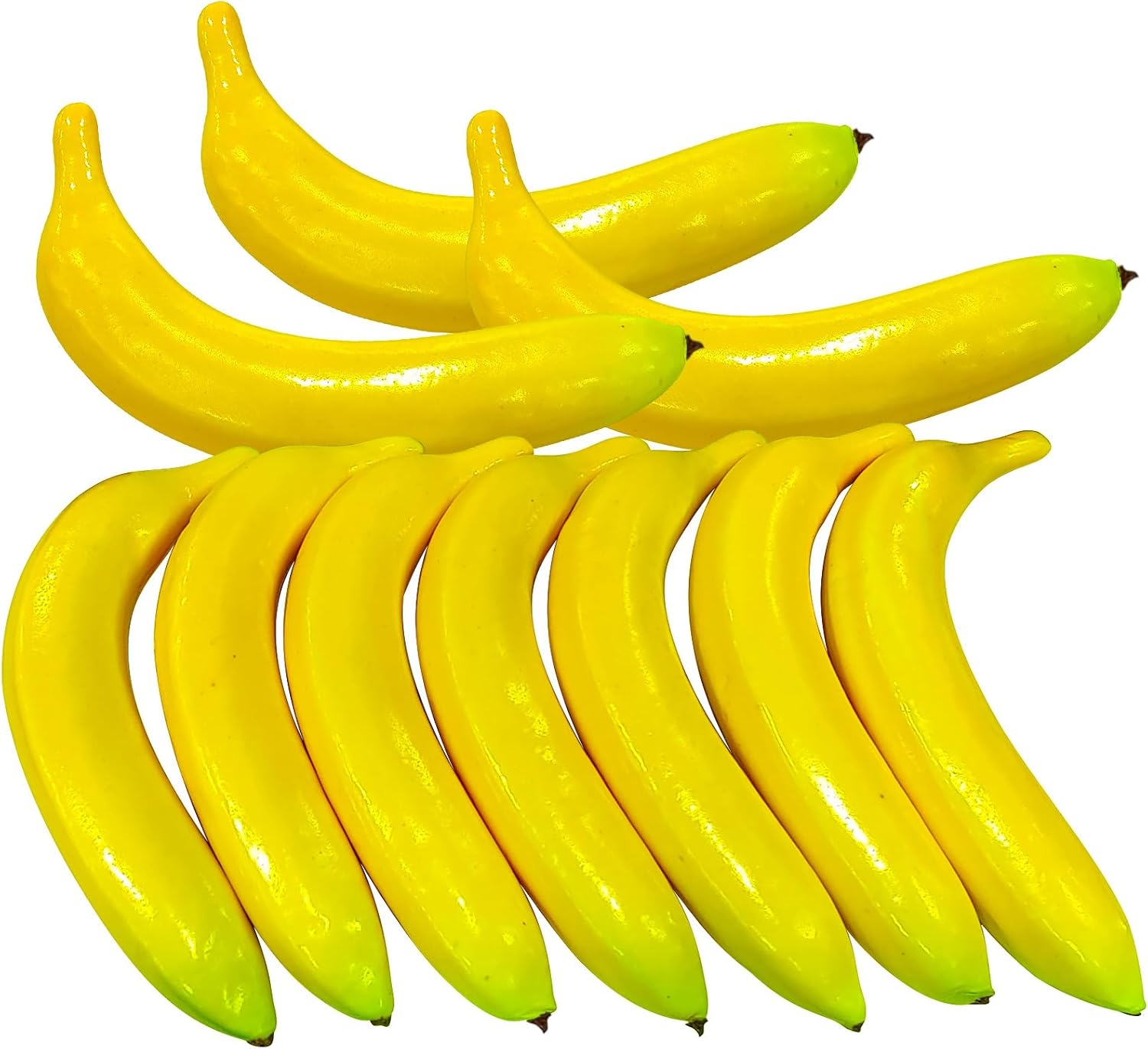 10PCS Artificial Bananas Lifelike Realistic Decoration