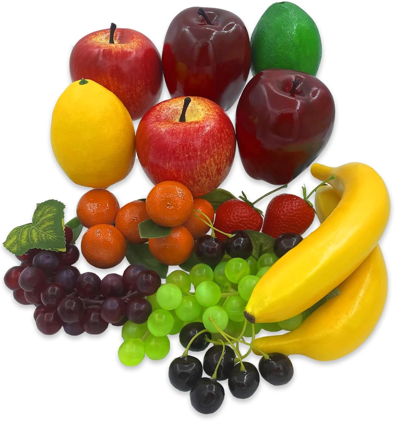 23 PCS Lifelike Artificial Fruit Decor Set