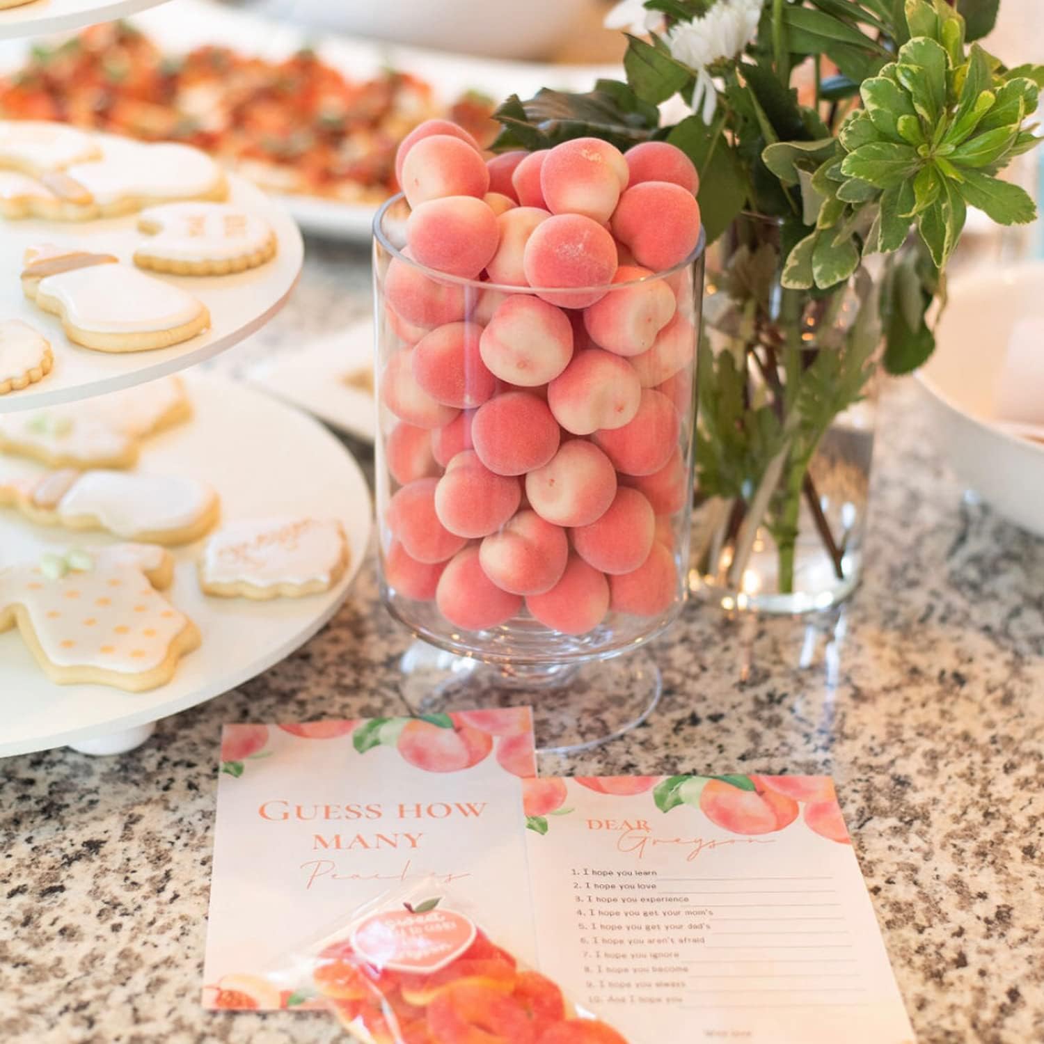 Yueton 20PCS Mini Artificial Peach Decorations