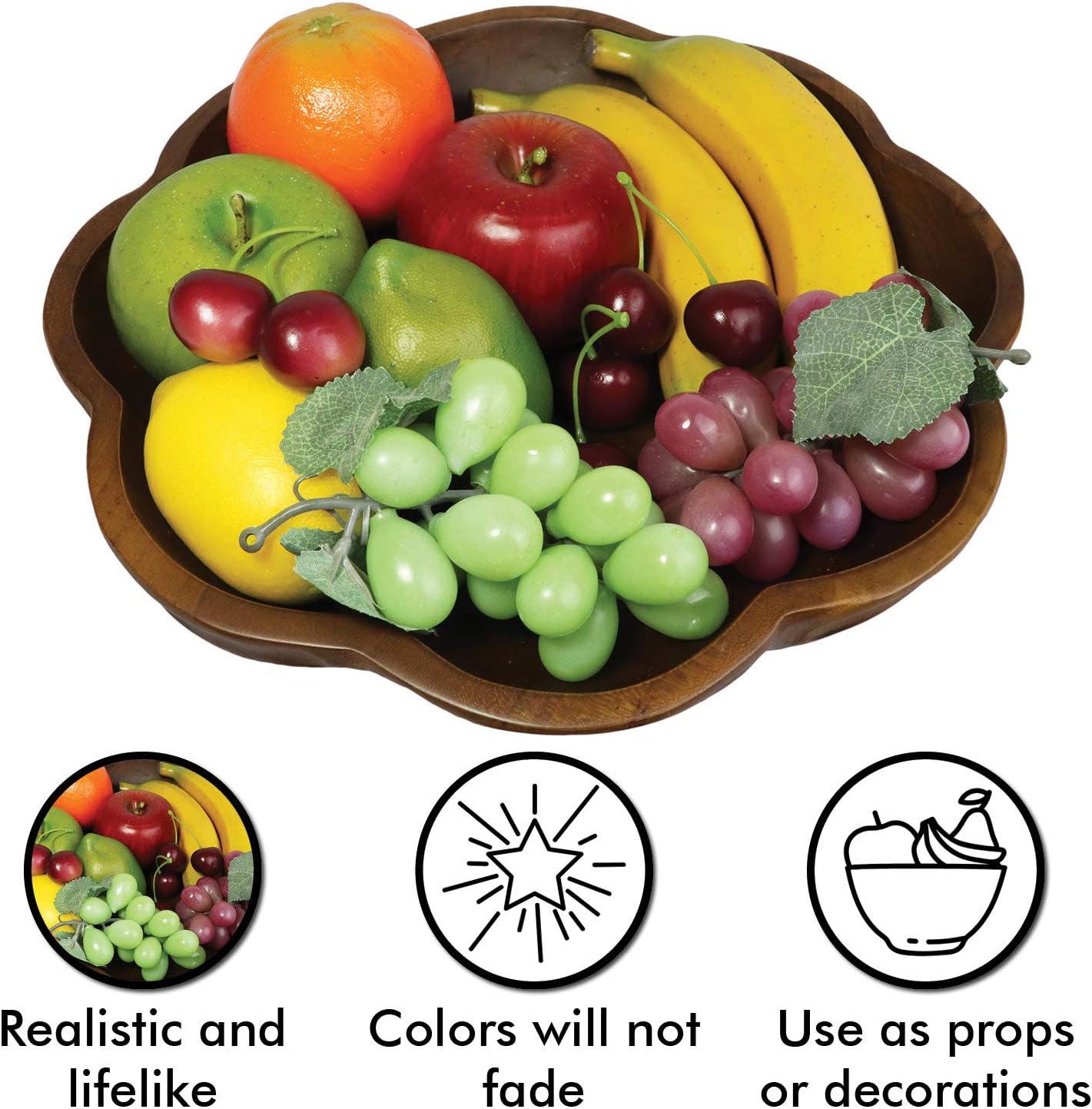 Millennial Essentials Artificial Fruit Decor Set 12pcs