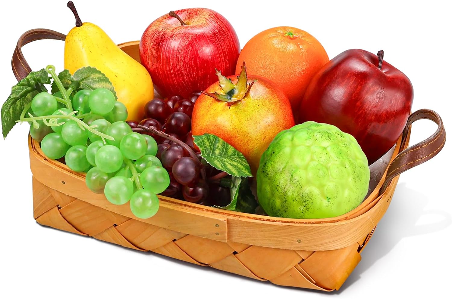 Lorigun 8 Pcs Artificial Fruit Decor Set