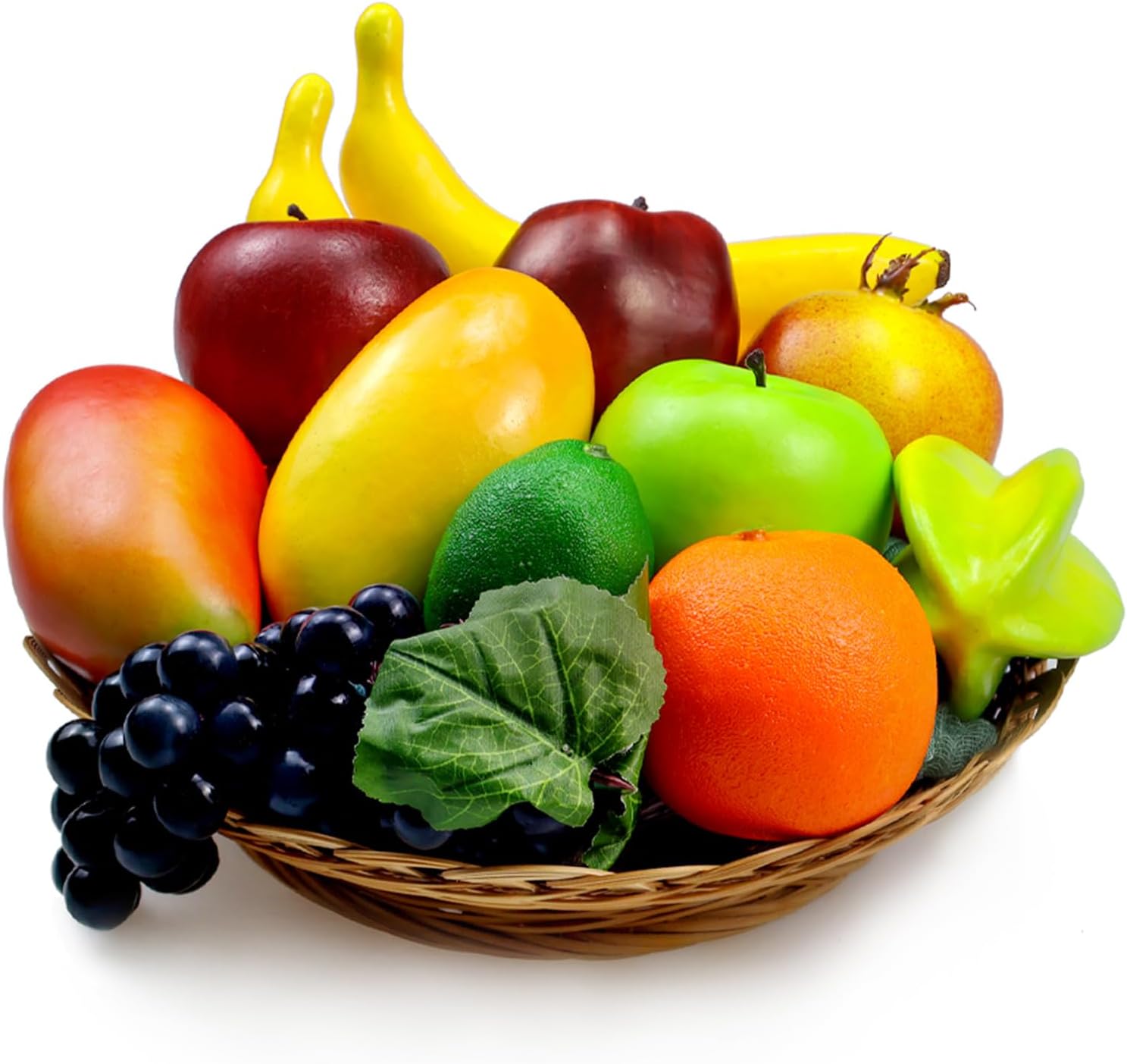12 Pcs Artificial Fruits Set for Kitchen Decor