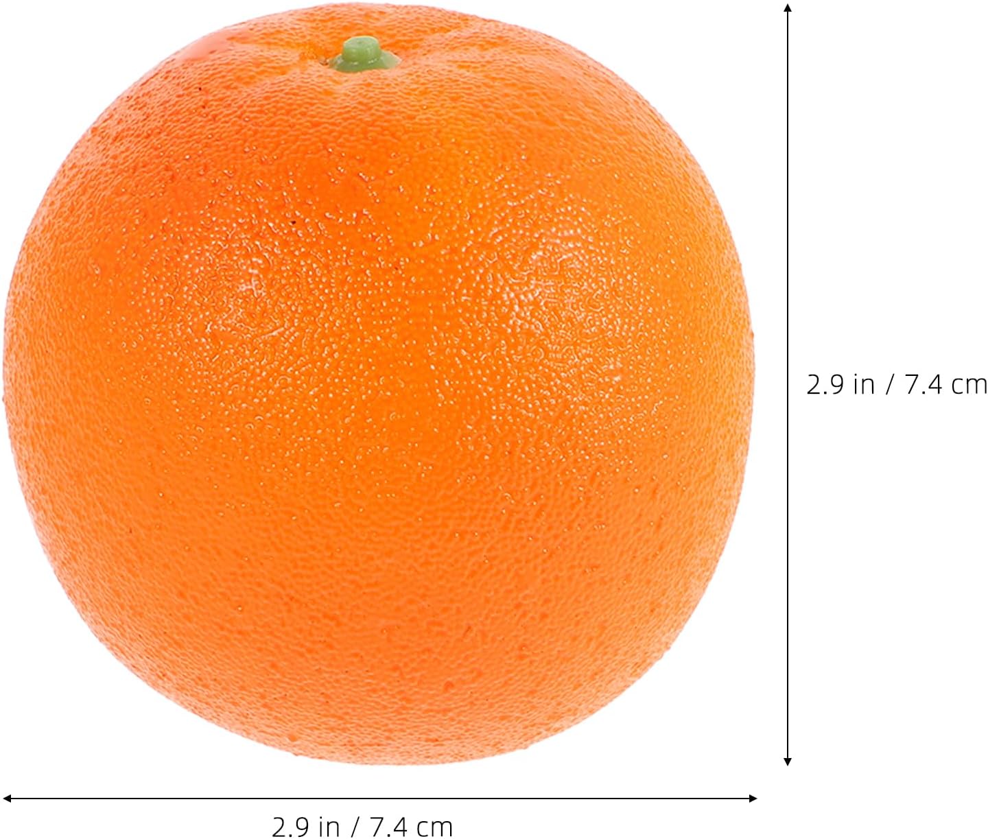 Realistic Simulated Orange Decor Model 29In