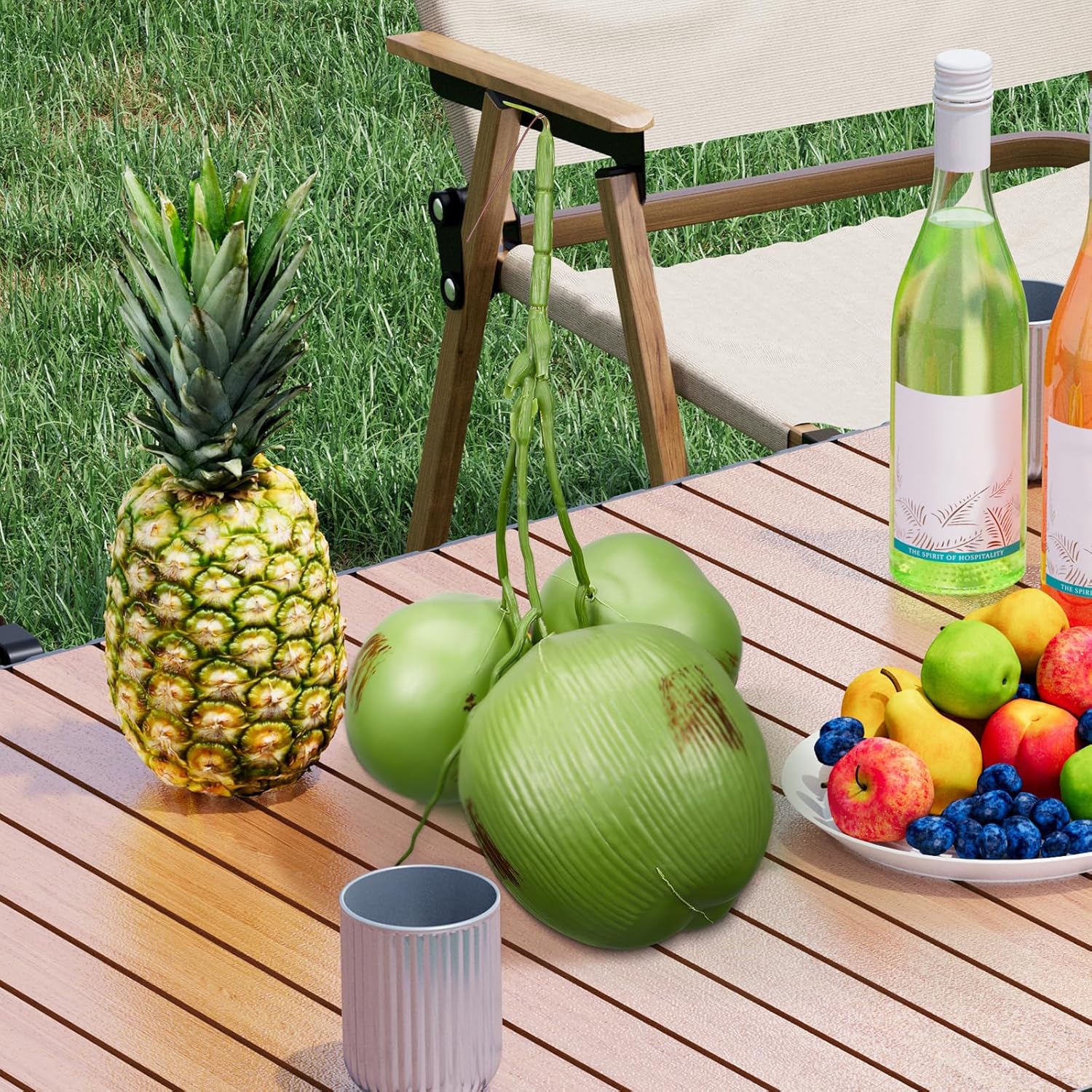 DECHOUS Artificial Coconut Bunch for Home Decor