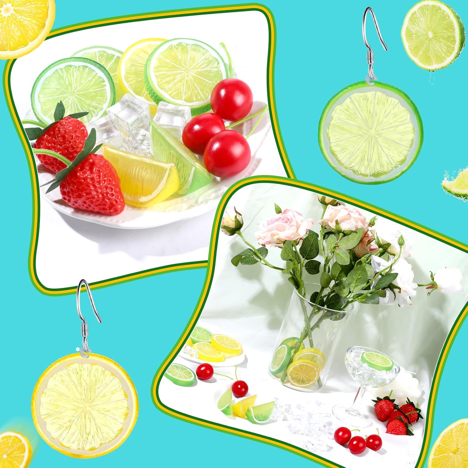 70 Piece Artificial Fruit Set for Home Decor