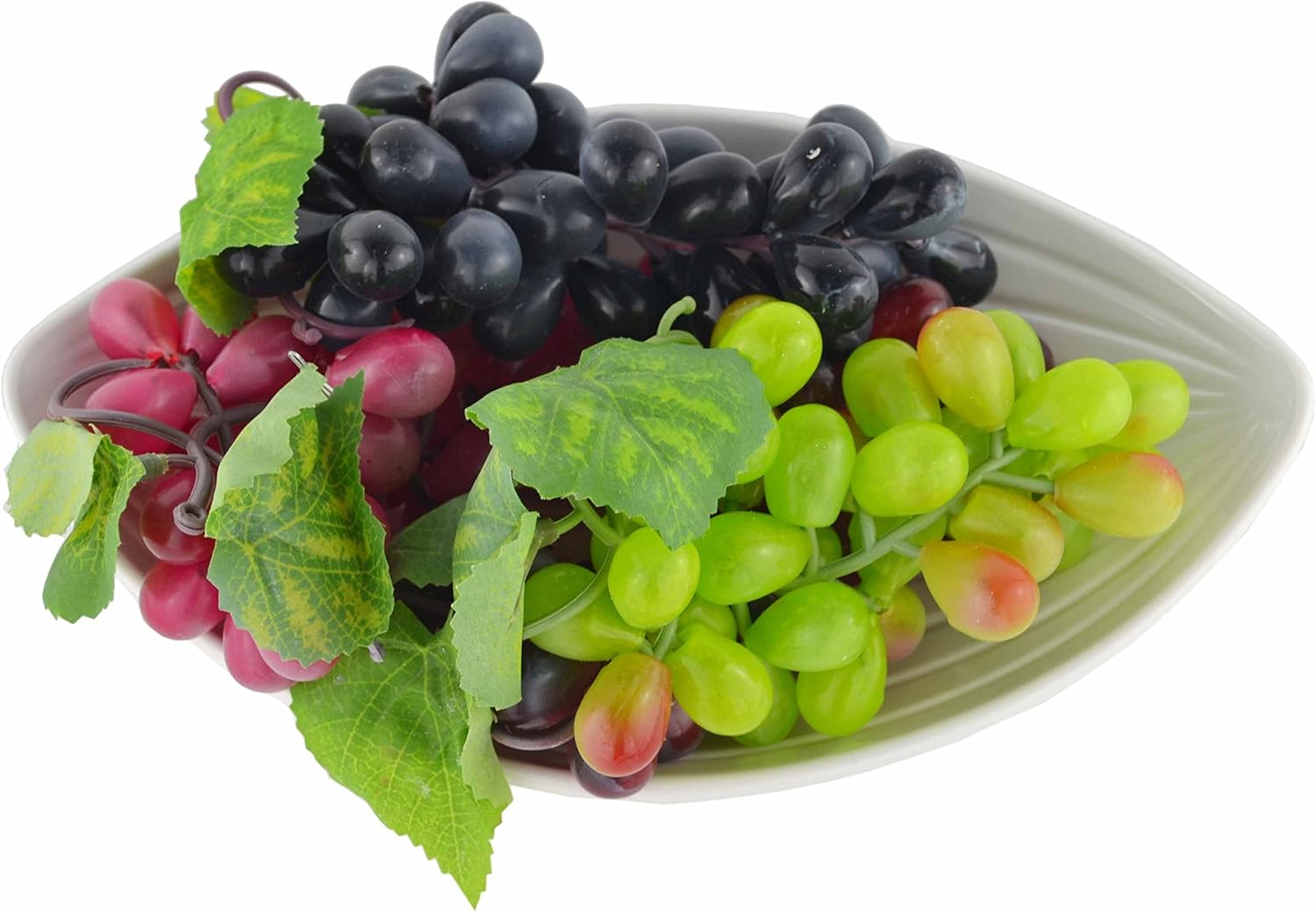 JEDFORE 4 Bunches Artificial Grapes Decorations