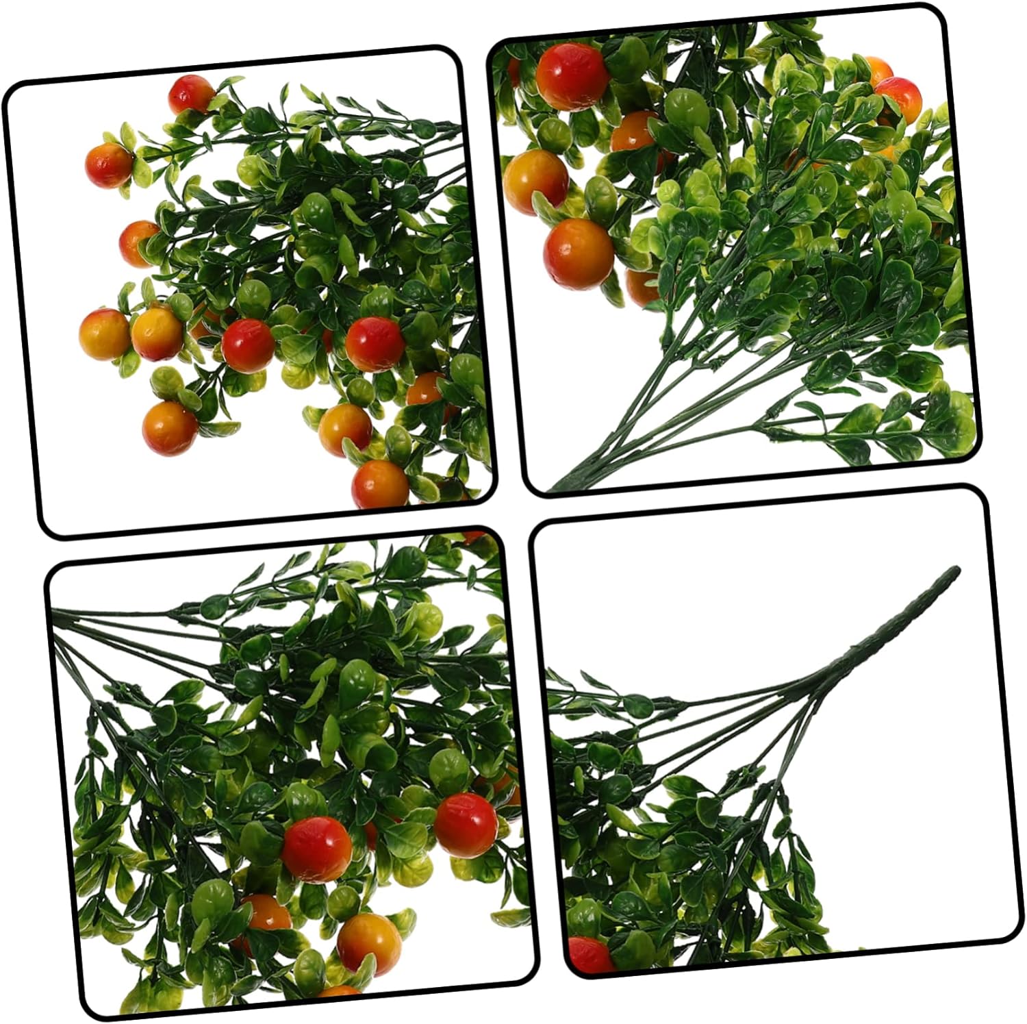 Cabilock 2pcs Artificial Fruit Branches for Home Decor