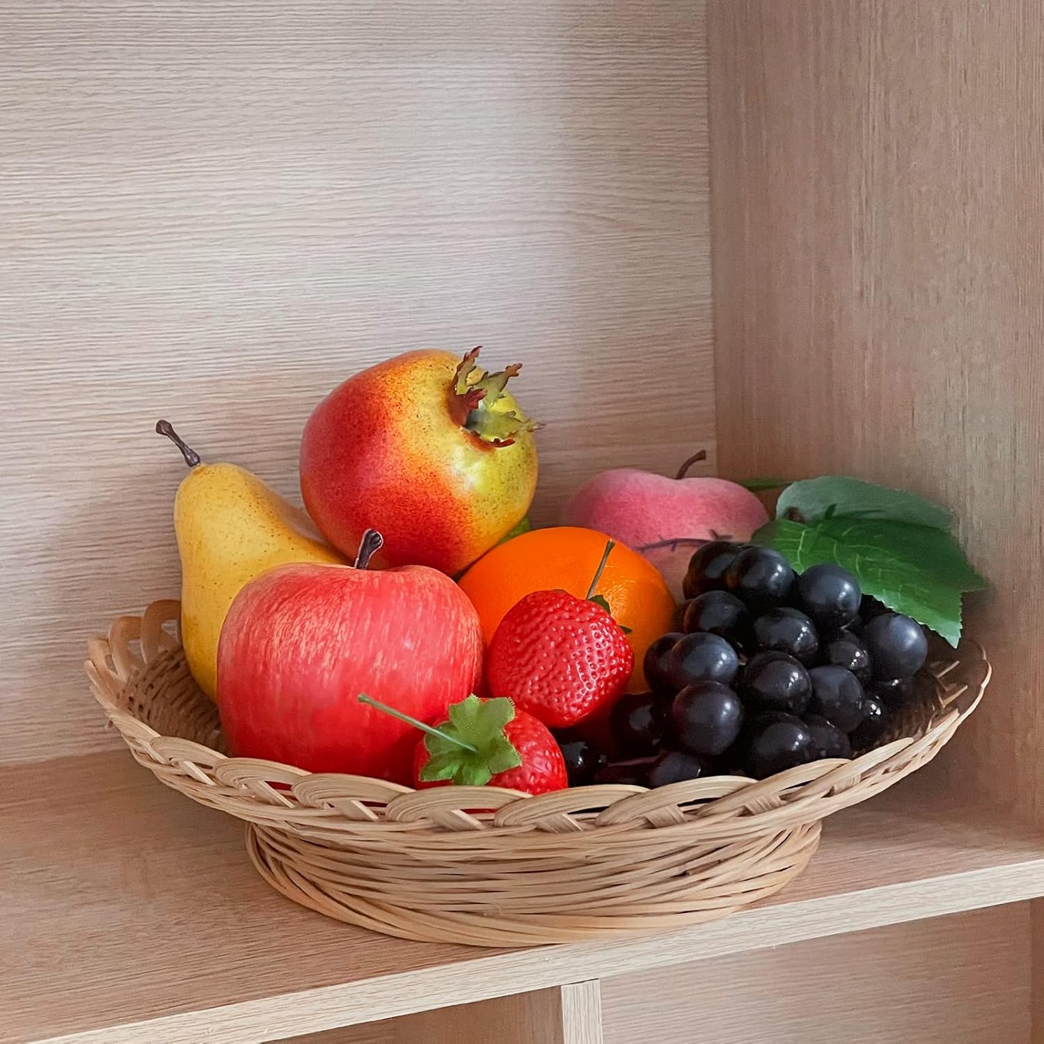 9 PCS Artificial Fruit Decor Set - Realistic Lifelike