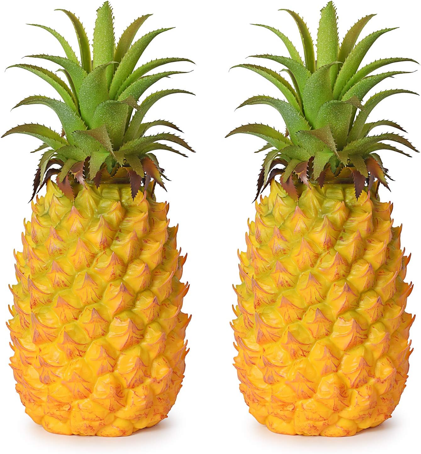 Lvydec 2 Pack Realistic Artificial Pineapple Decoration
