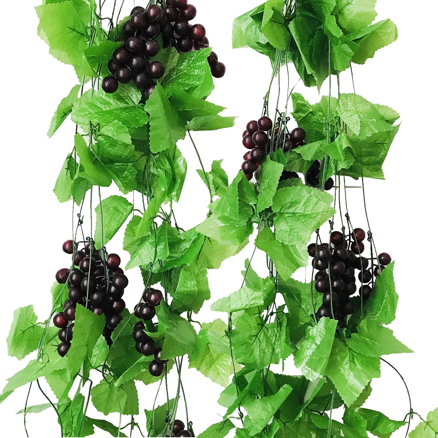 Woohome Artificial Grape Vines 8FT 10 Pack Greenery Decoration