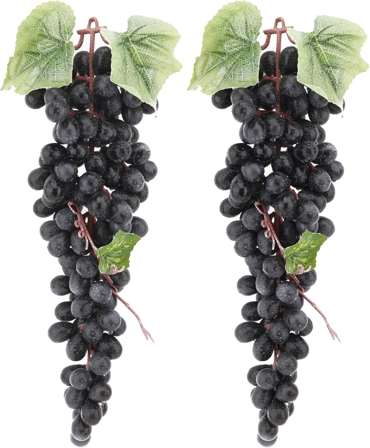 2PCS Artificial Black Grape String for Home Party Decor