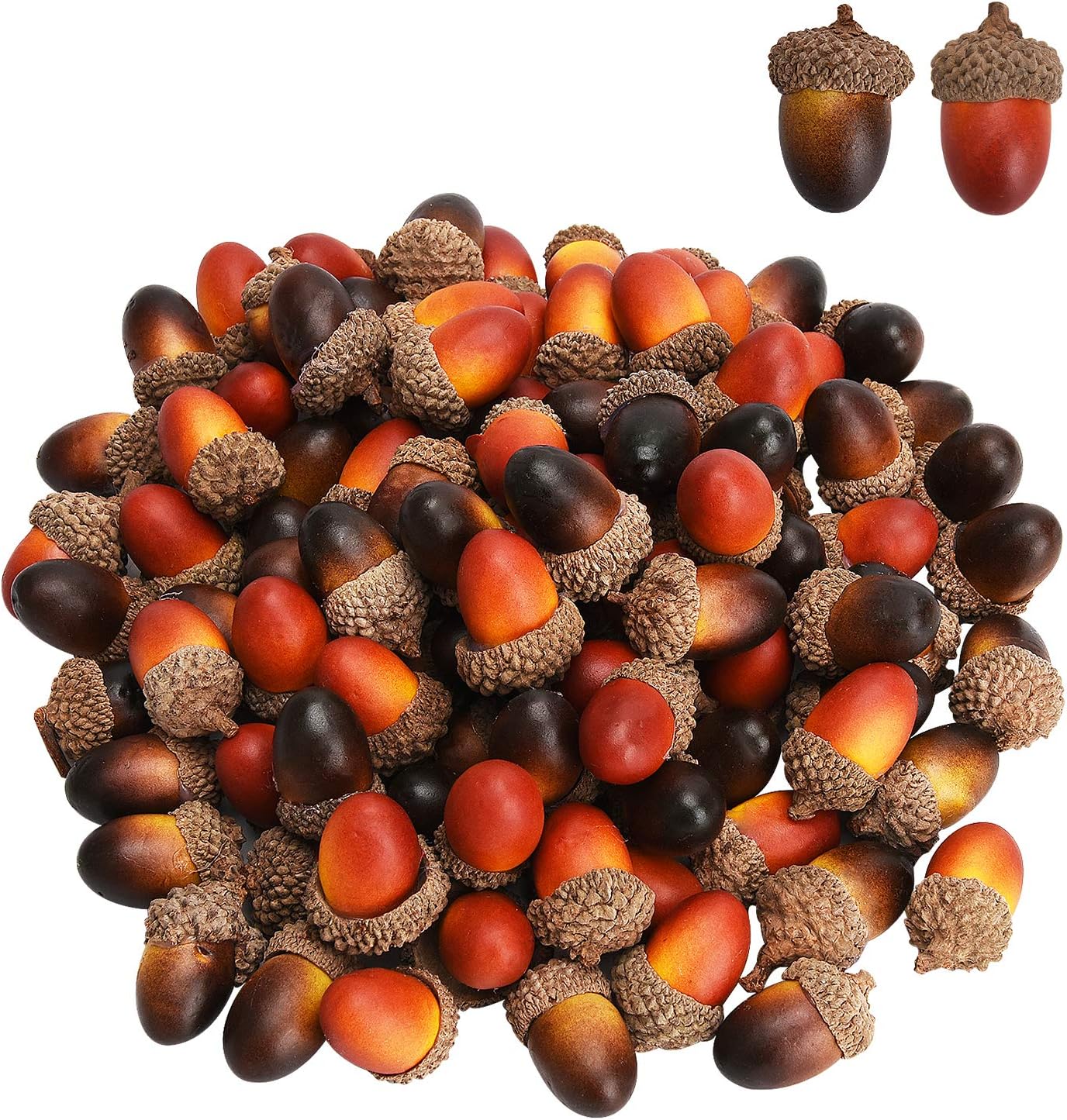 Udefineit 100PCS Artificial Mini Acorns for Decor