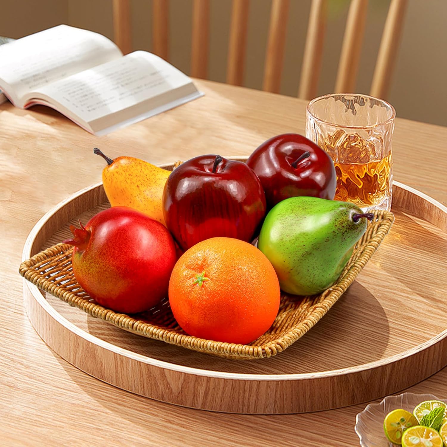 6 Pcs Artificial Fruit Pack Lifelike Decor