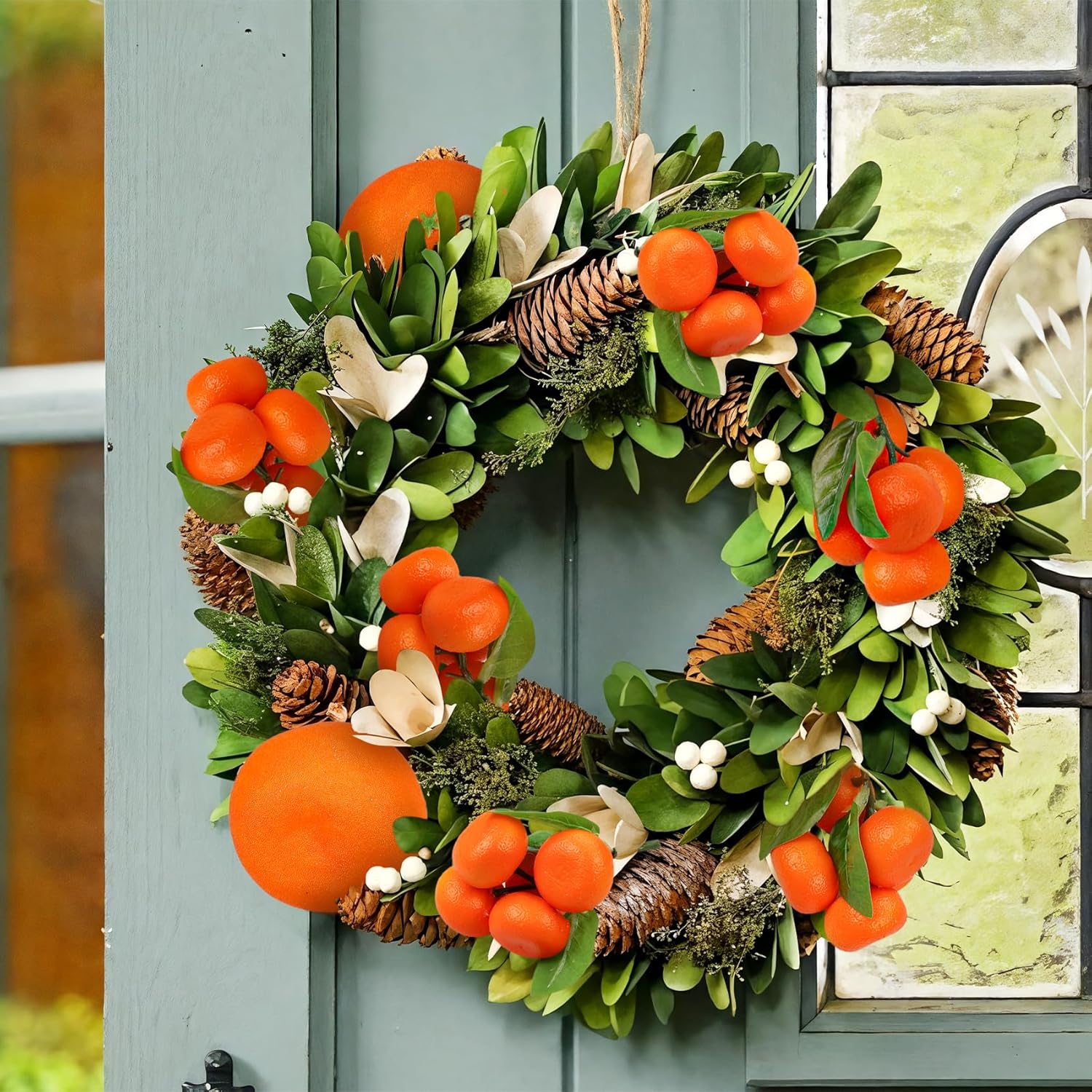 Lorigun Fake Oranges Artificial Fruit Decor Set