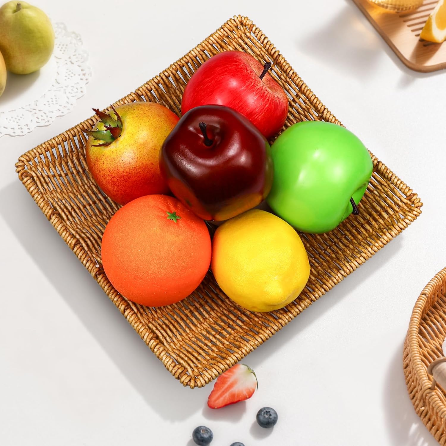 Lorigun Artificial Fruit Set 6 Pieces for Decor