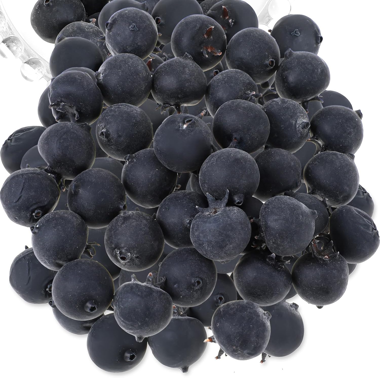 50 pcs Artificial Blueberry Lifelike Display Decor