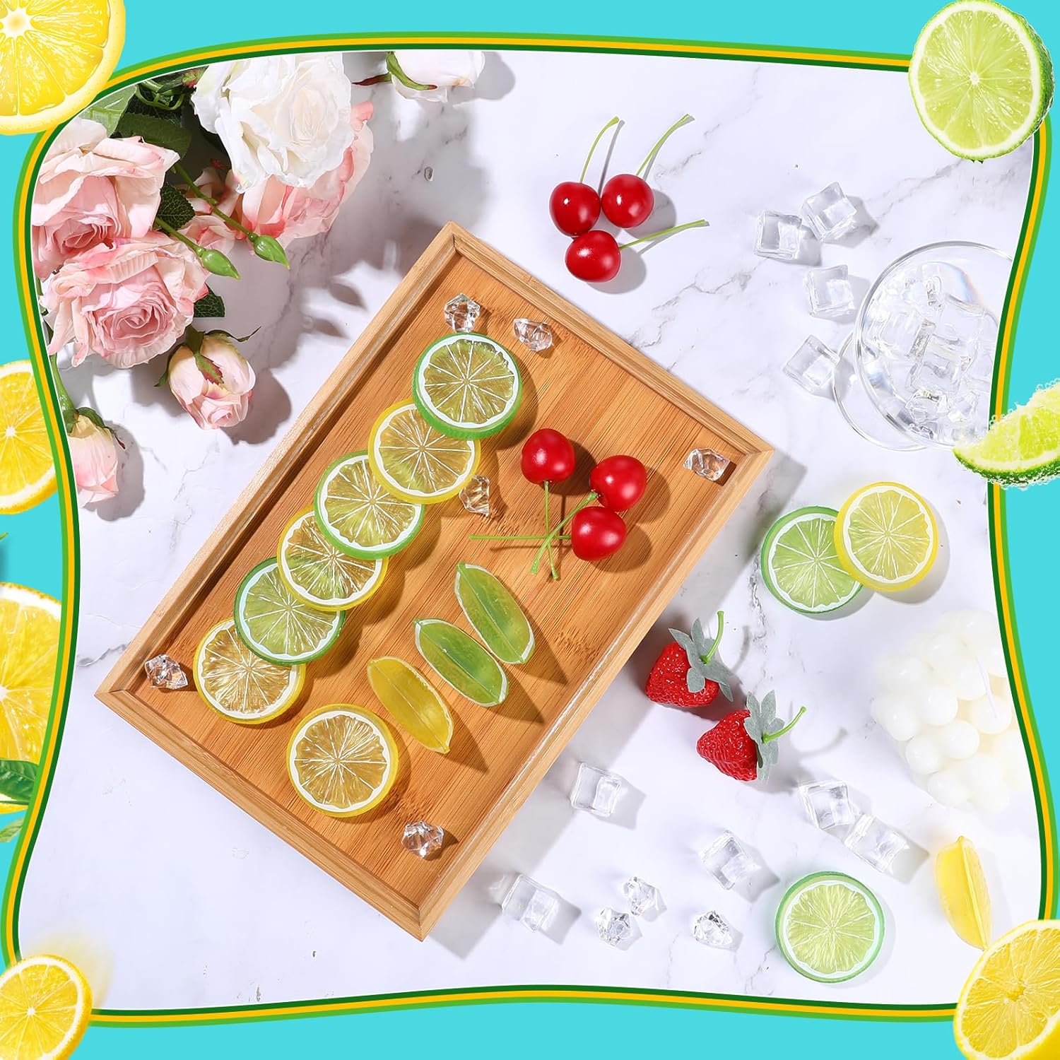 70 Piece Artificial Fruit Set for Home Decor