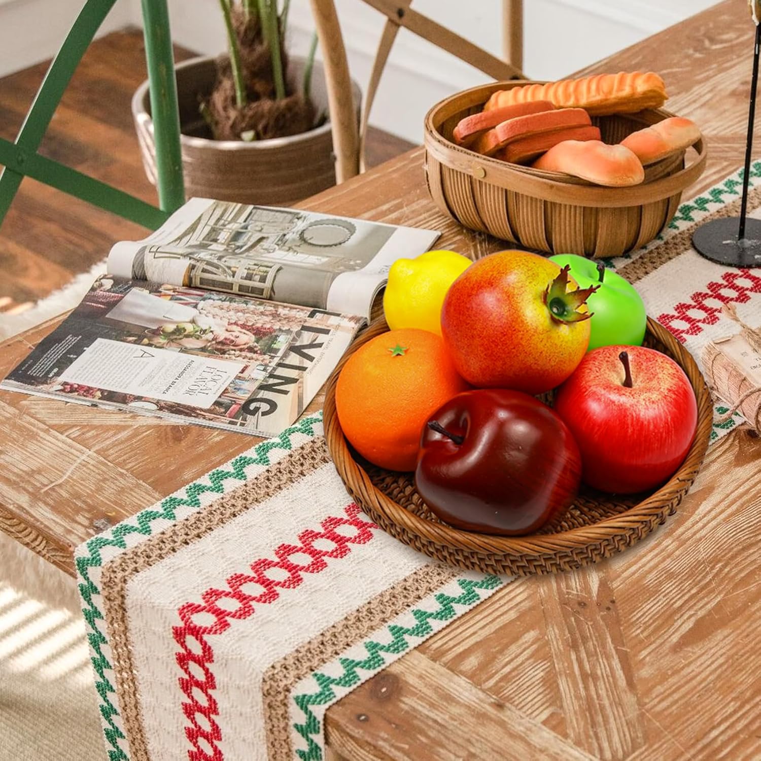 Lorigun Artificial Fruit Set 6 Pieces for Decor